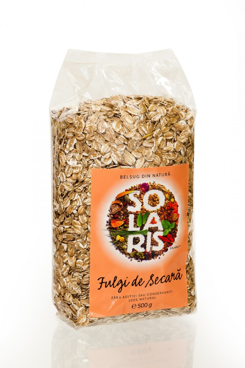 Fulgi de secara, 500g, Solaris