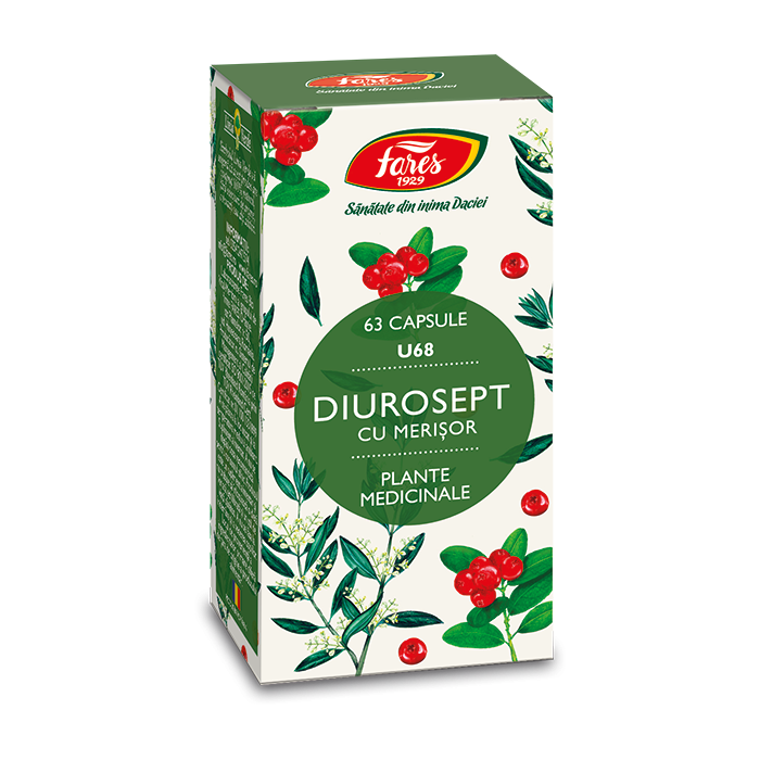 Diurosept U68, 63 capsule, Fares