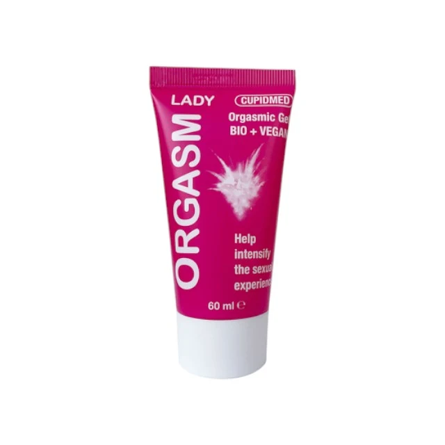 Gel lubrifiant pe bază de apă CUPID LABS Orgasm Lady, pentru stimularea clitorisului și intensificarea orgasmului la femei, 60 ml