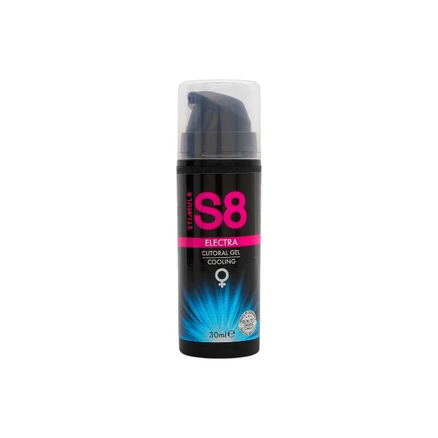 Gel intim S8 Electra Clitoral, pentru stimulare clitoris și orgasm intens, cu efect de răcire, 30 ml