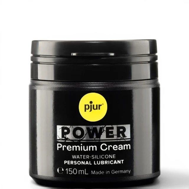 Lubrifiant anal cremă PJUR Power Premium Cream, formulă hibridă, pentru sex anal și acte sexuale dure, 150 ml