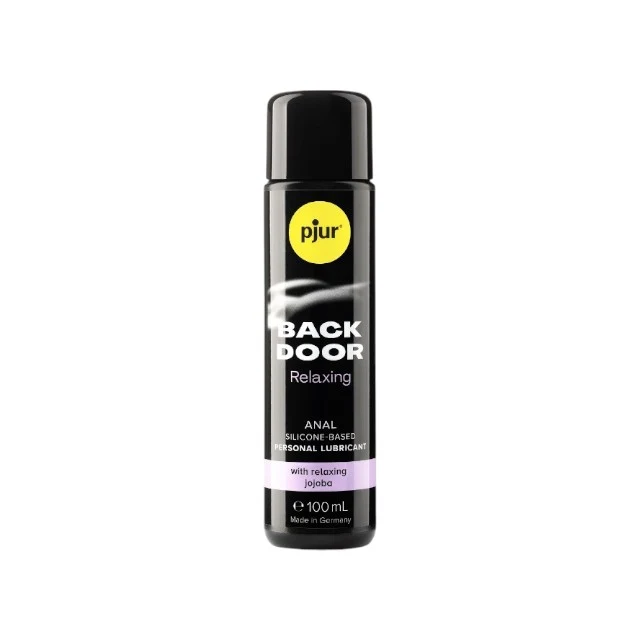 Lubrifiant anal pe bază de silicon PJUR Back Door Relaxing, cu Jojoba, testat dermatologic, compatibil cu prezervative, 100 ml