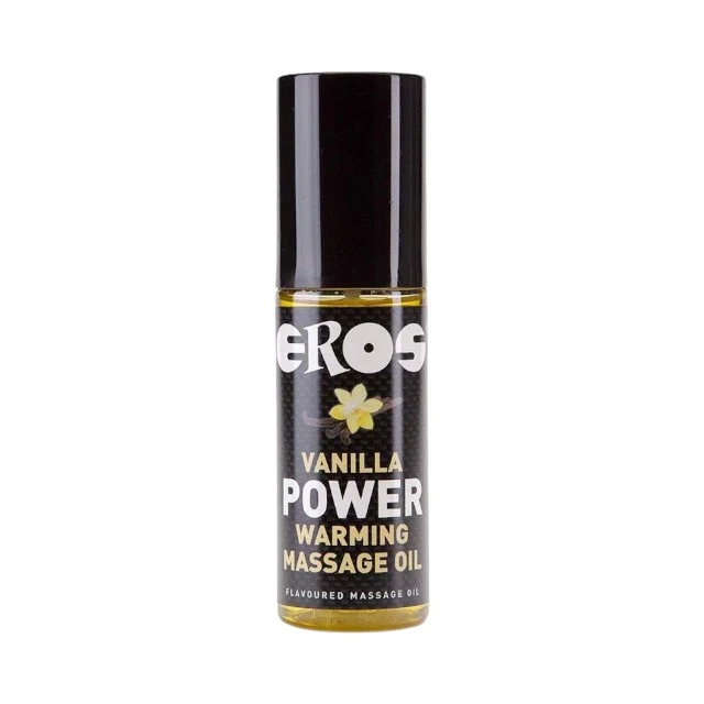 Ulei de masaj EROS Power Warming, cu efect de încălzire, aromă Vanilie, 100 ml