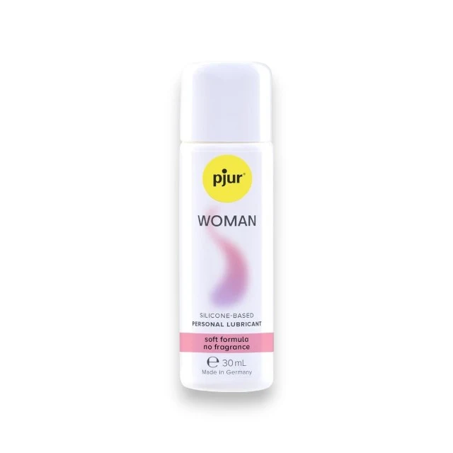 Lubrifiant pe bază de silicon PJUR Woman Softer Formula, pentru femei, fără parfum, testat dermatologic, compatibil cu prezervative, 30 ml