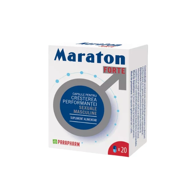 Capsule MARATON FORTE, cresterea performantei sexuale barbati, 20 capsule