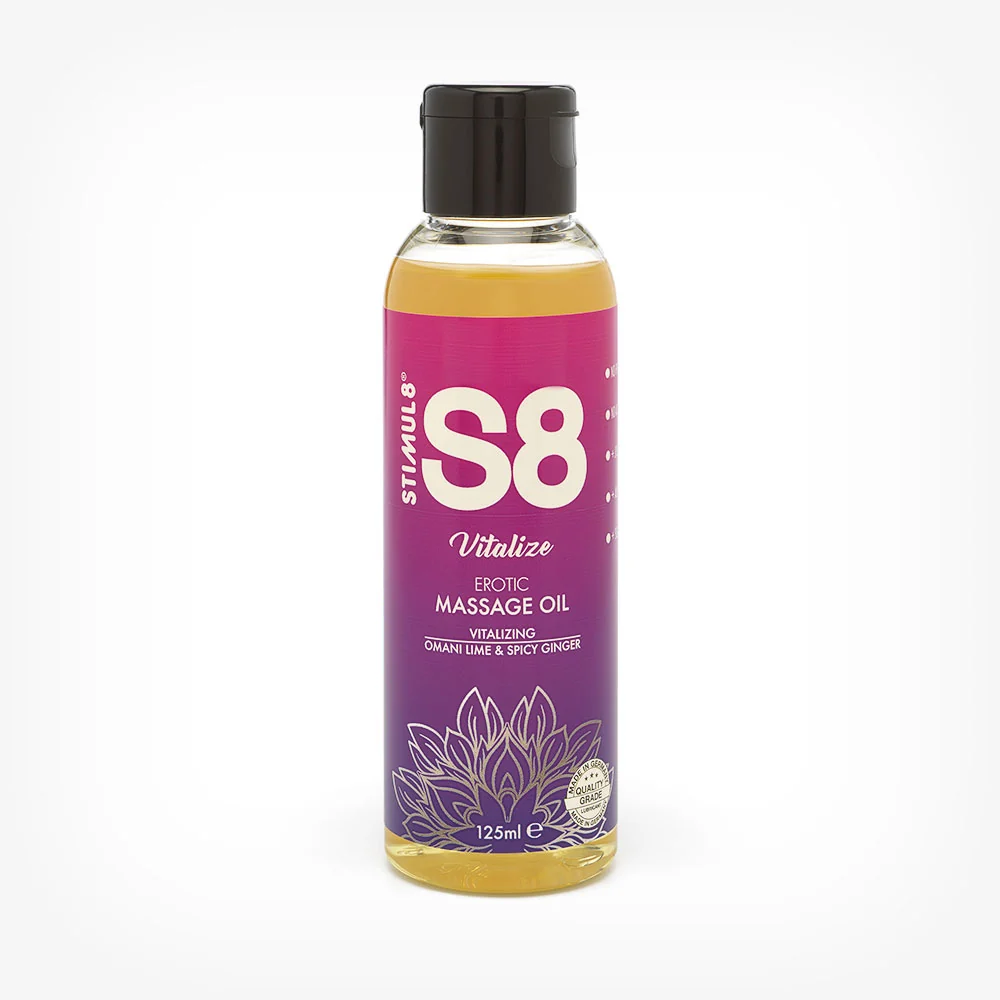 Ulei de masaj S8 Omani Lime & Spiced Ginger, lime si ghimbir, 125 ml