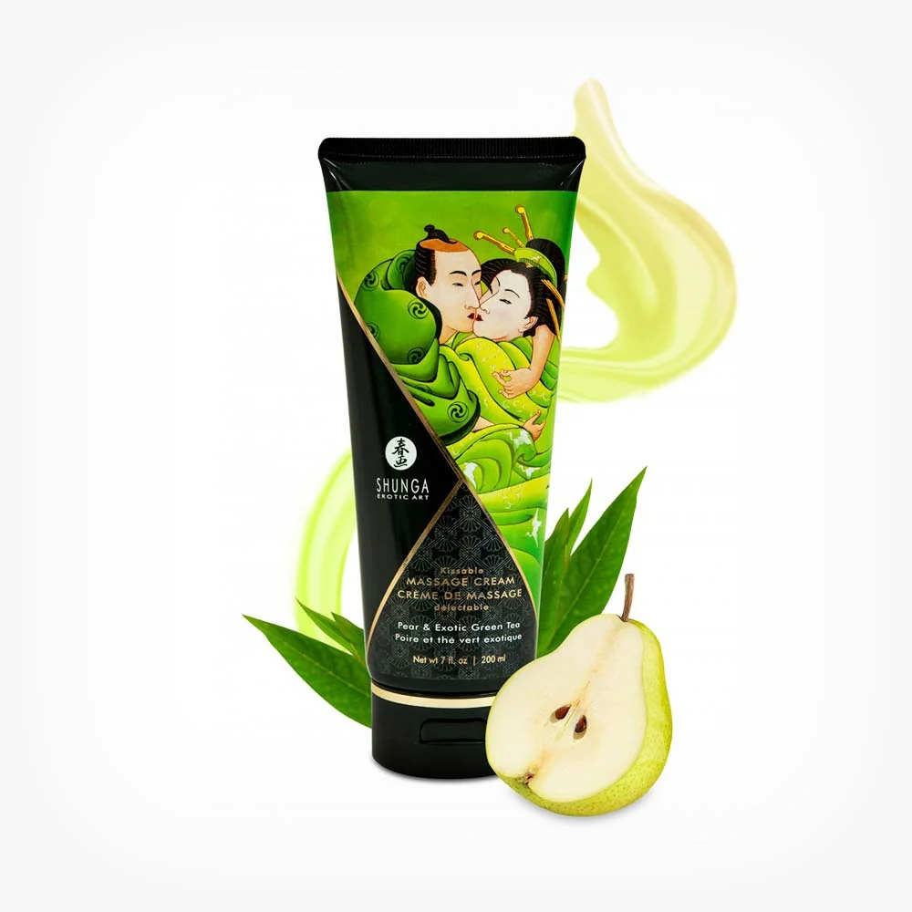 Crema de masaj SHUNGA, cu aroma de Para si Green Tea, 200 ml