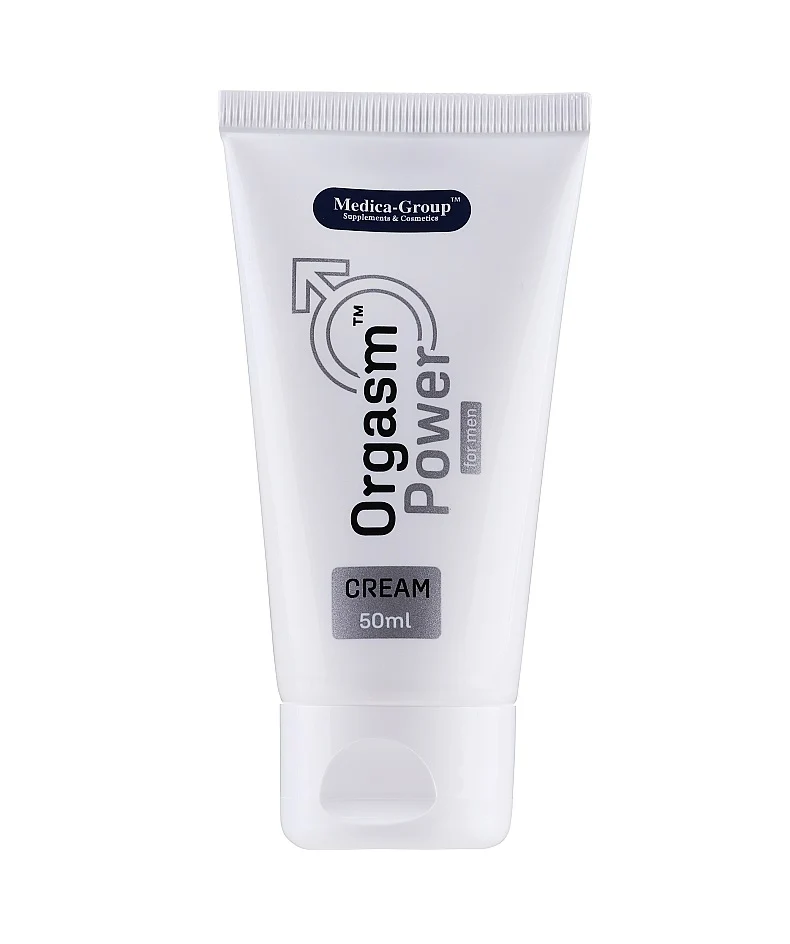 Cremă MEDICA-GROUP OrgasmPower Men, pentru erecții puternice, întârzierea ejaculării și orgasm intens, 50 ml