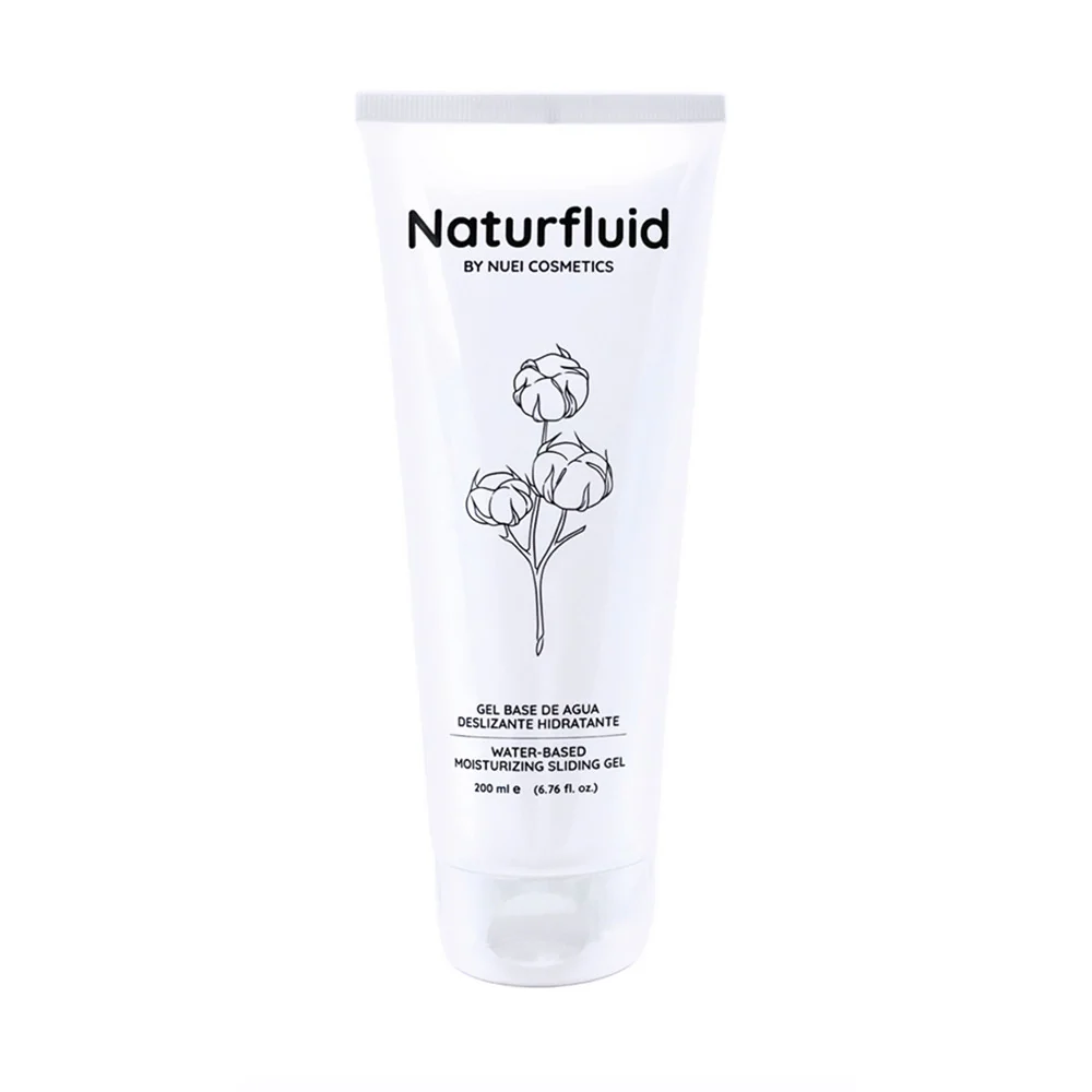 Gel lubrifiant NUEI Naturalis Moisturizing Sliding, pe bază de apă, textură naturală, efect similar lubrifierii feminine, 200 ml
