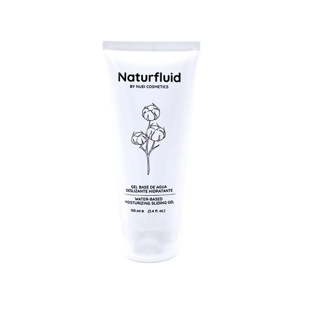 Gel lubrifiant NUEI Naturalis Moisturizing Sliding, pe bază de apă, textură naturală, efect similar lubrifierii feminine, 100 ml