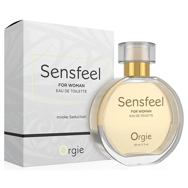 Parfum cu feromoni senzual, Orgie SENSFEEL Invoke Seduction, pentru femei, 50 ml