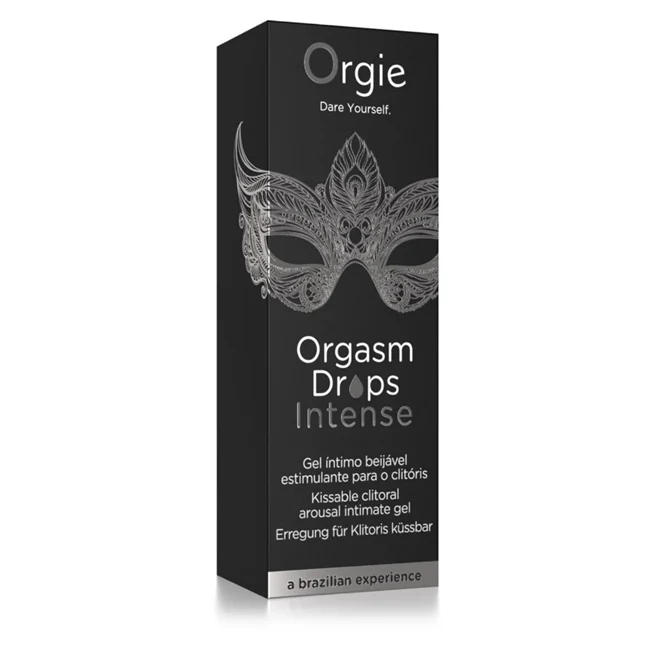 Picaturi gel intim ORGIE Orgasm Drops Intense, stimulare clitoris si excitare, 30 ml