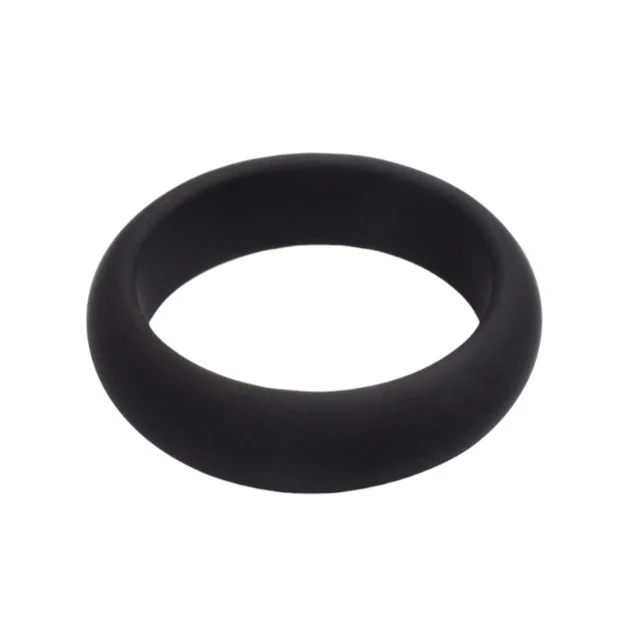 Inel pentru penis RevRings - Cock Ring, pentru stimularea erectiei, din silicon, negru, 42mm