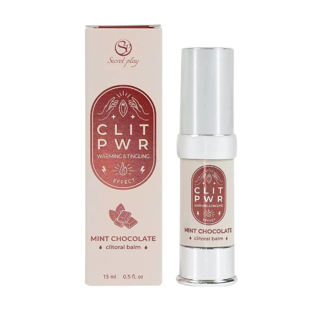 Balsam Secret Play CLIT PWR - MINT CHOCOLATE, pentru stimularea clitorisului si orgasmului feminin, 15ml