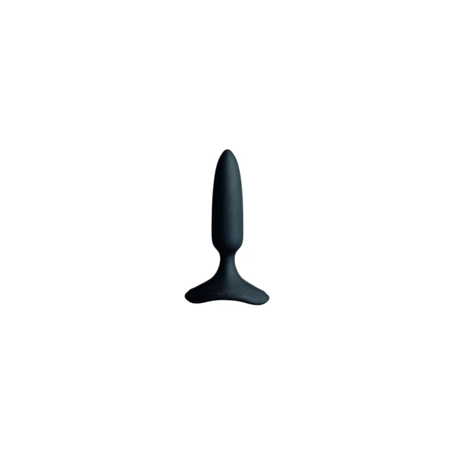 Plug anal LOVENSE - HUSH 2, control prin aplicație, cu 10 funcții de vibrare, 2.5 cm diametru, culoarea negru(mic)