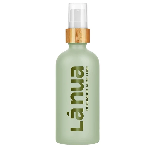 Lubrifiant LÁ NUA Cucumber Aloe Flavored Lube, formulă naturală cu aromă de castravete și aloe vera, 100 ml (verde)