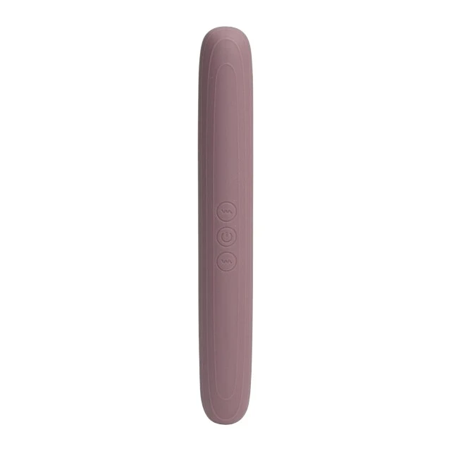 Vibrator DREAMTOYS Nude Ailee Double Vibrator, cu două capete, 10 funcții de vibrație, rezistent la apă IPX6, mov
