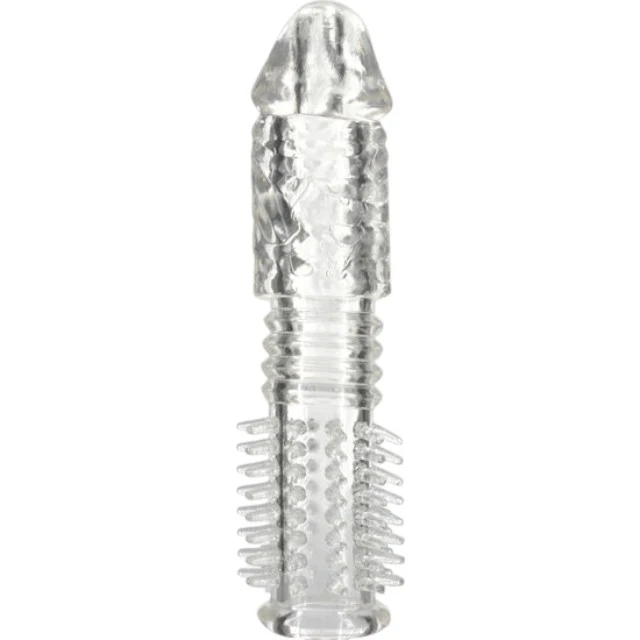 Manson SEVENCREATIONS - SUPER STRETCH, pentru extensia penisului, din silicon, 14 cm