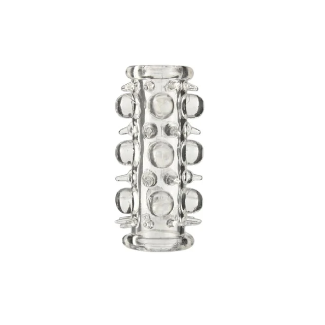 Manșon pentru penis B-SERIES, pentru stimulare intensă și îngroșare, lungime 7 cm, culoare transparent (67-00014)