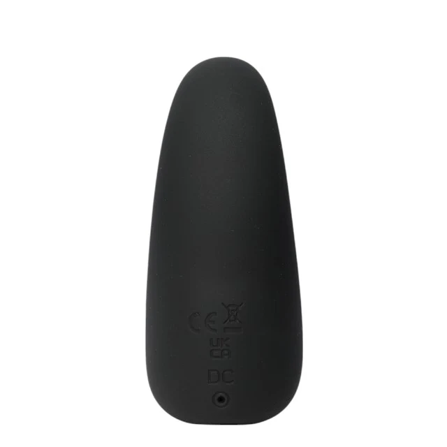 Stimulator clitoris INTY TOYS TICKLE, din silicon lichid, cu 10 funcții de vibrații ultra-puternice, rezistent la apă IPX6, negru