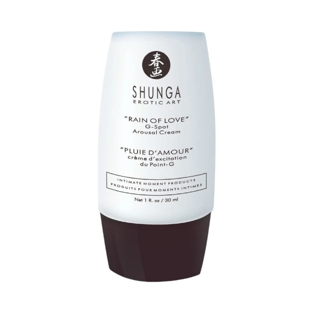 Cremă intimă SHUNGA Rain of Love, pentru stimularea punctului G, manual cu instrucțiuni inclus, 30 ml
