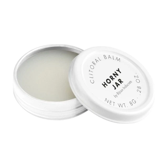Balsam intim BIJOUX INDISCRETS Horny Jar, pentru stimularea clitorisului, cu efect de încălzire, 8 gr