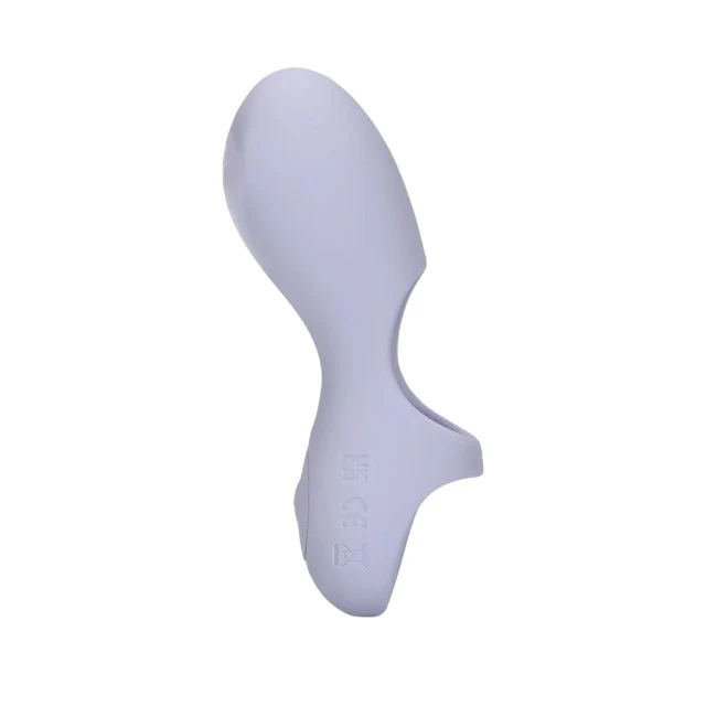 Vibrator pentru deget LOVELINE Silicone Finger Vibrator, pentru stimularea clitorisului, 10 funcții de vibrație, mov
