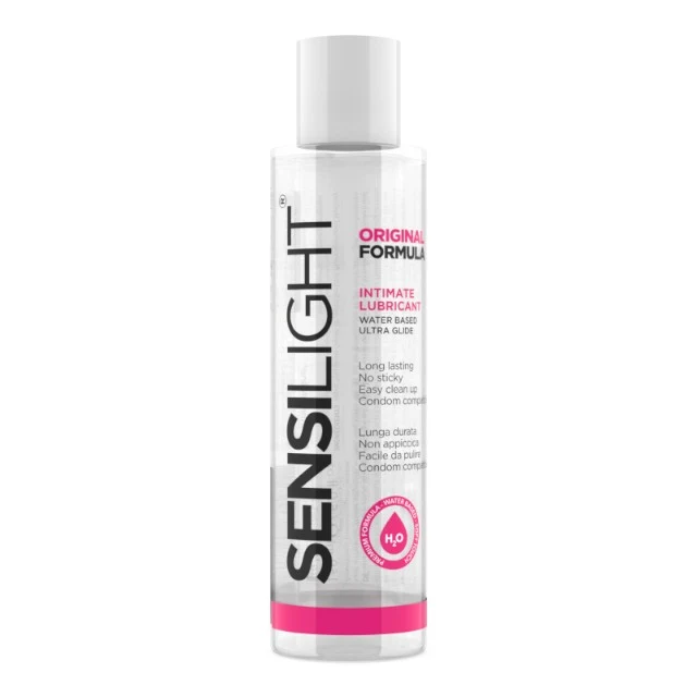 Lubrifiant SENSILIGHT Original Formula, pe bază de apă, cu efect de lungă durată, compatibil cu prezervative, 150 ml