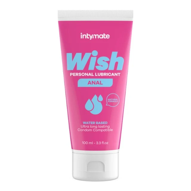 Lubrifiant anal INTYMATE Wish Anal, pe bază de apă, cu efect de lungă durată, potrivit pentru toate tipurile de piele, 100 ml
