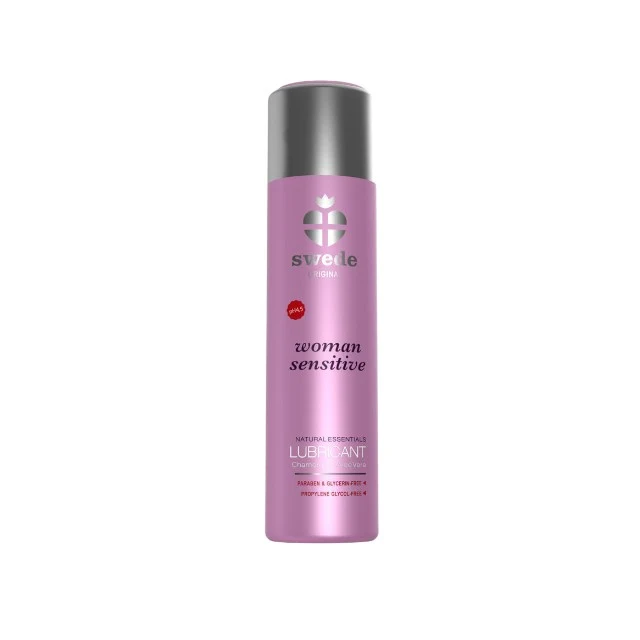 Lubrifiant SWEDE Original Woman Sensitive, pe bază de apă, cu mușețel și aloe vera, efect hidratant și antiinflamator, 60 ml