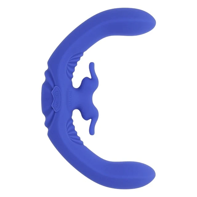 Vibrator pentru cupluri EVOLVED Lovebirds, cu telecomandă, 3 motoare cu 10 funcții de vibrație, rezistent la apă, mov