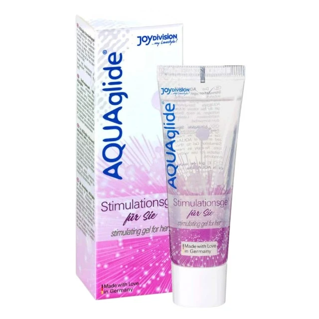 Gel intim JOY DIVISION AQUAGlide Stimulating Gel for Her, pentru stimulare clitoris, efect lubrifiant de durată, 25 ml