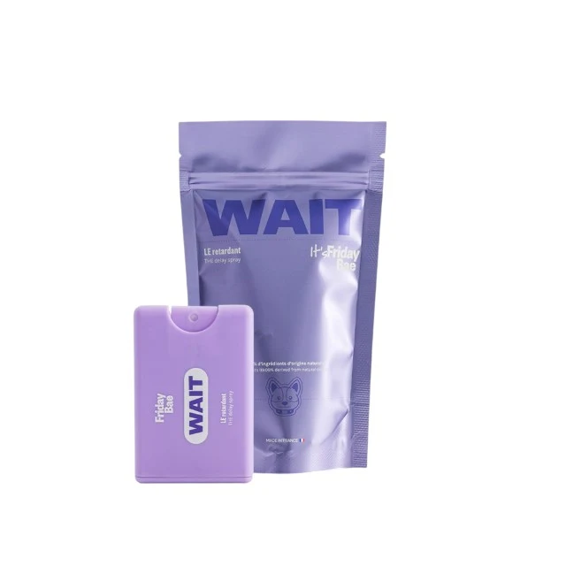 Spray pentru întârzierea ejaculării IT’S FRIDAY BAE Wait, cu efect dublu de răcire și încălzire, 10 ml