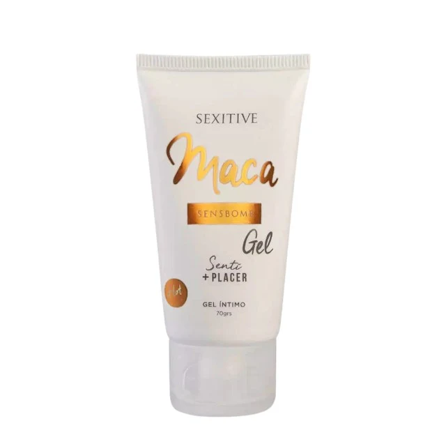 Gel intim SEXITIVE Maca Gel - Sensbomb, pentru stimulare clitoris, cu efect de creștere libido și energie, efect de încălzire, 70 g
