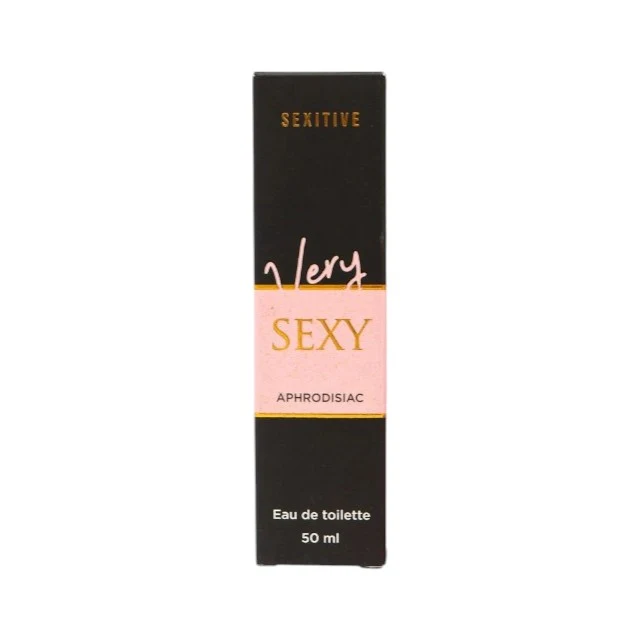 Parfum cu feromoni SEXITIVE Very Sexy, pentru femei, note de migdale, lămâie și cacao, 50 ml