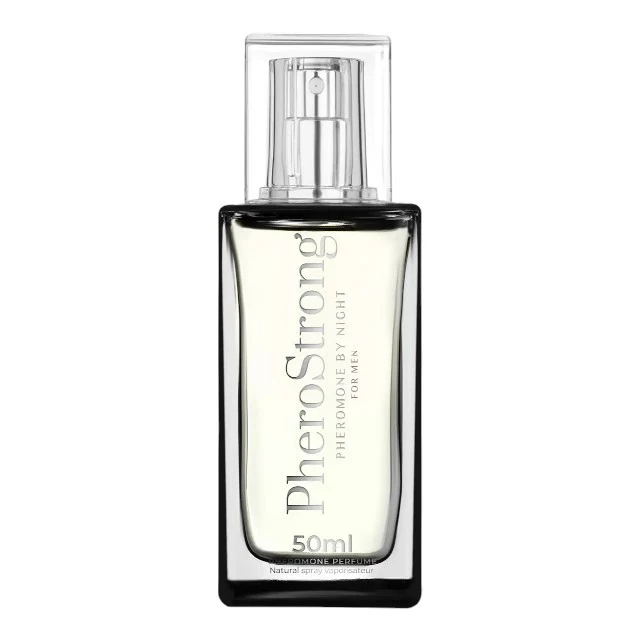 Parfum cu feromoni PHEROSTRONG By Night For Men, pentru bărbați, note de grepfrut, mandarină și patchouli, 50 ml