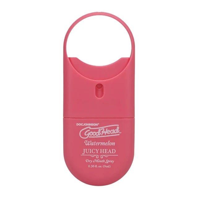 Spray pentru sex oral GOODHEAD Juicy Head Watermelon - Dry Mouth, stimulează salivarea, aromă de pepene, 9 ml