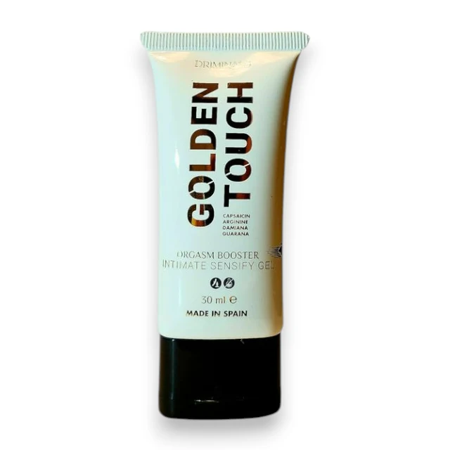 Gel intim DRIMINALS Golden Touch Orgasm Booster, pentru stimulare clitoris și creștere libido, 30 ml