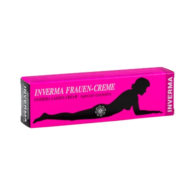 Cremă INVERMA Frauen, pentru stimularea zonelor erogene, intensifică sensibilitatea la factori externi, 20 ml