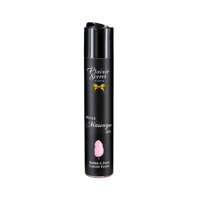 Ulei de masaj Plaisir Secret Barbe a Papa, aromă vată de zahăr, vegan, 59 ml