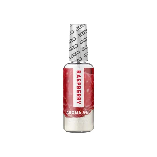 Gel pentru sex oral EGZO Raspberry Aroma Gel, pe bază de apă, cu aromă de zmeură, 50 ml