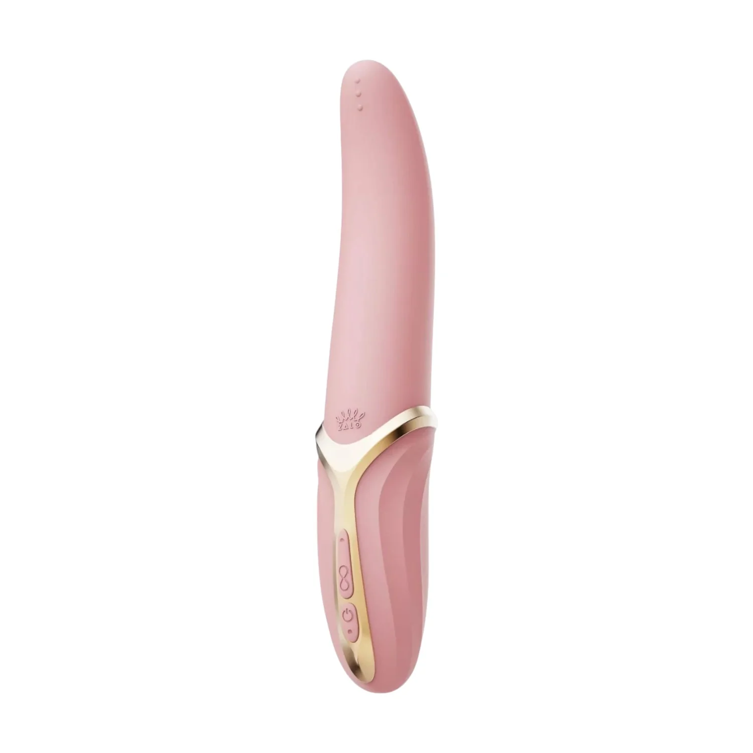 Vibrator ZALO EVE Oral Pleasure, în formă de limbă, cu funcție de încălzire, 6 funcții de vibrație, din silicon lichid, lungime 22 cm, roz