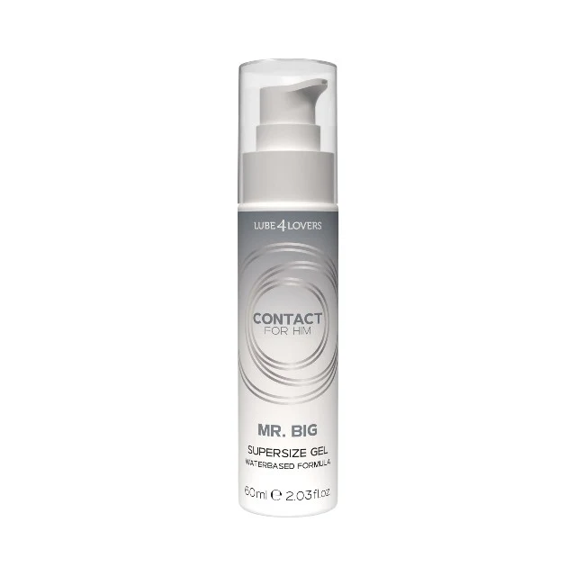Gel LUBE4LOVERS Mr. Big SuperSize Gel, pentru mărirea penisului și senzații intensificate, textură non-grasă, 60 ml