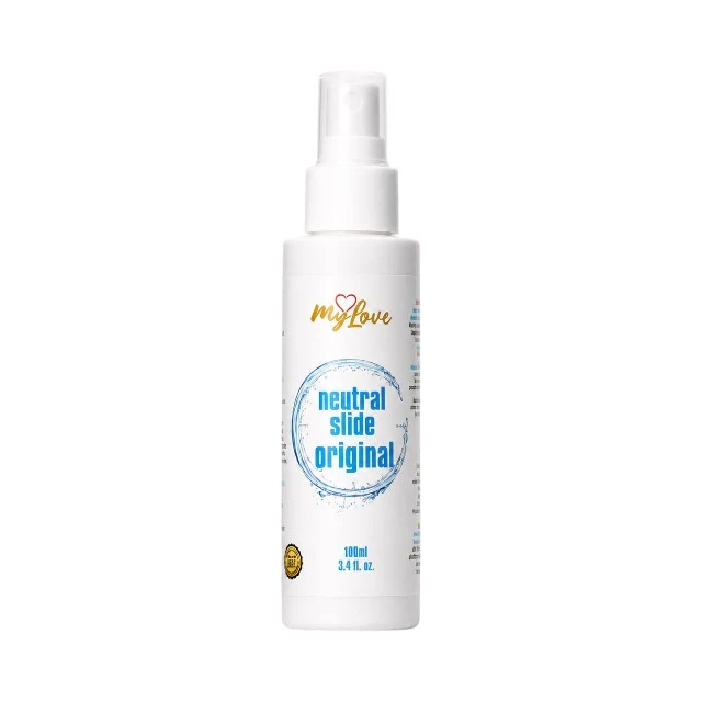 Lubrifiant pe bază de apă MYLOVE Neutral Slide Original, textură mătăsoasă, fără parfum, 100 ml