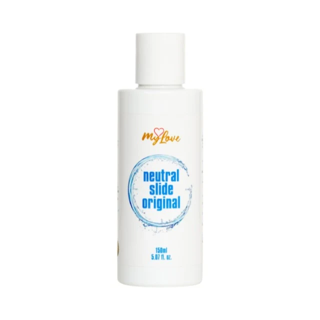 Lubrifiant pe bază de apă MYLOVE Neutral Slide Original, textură mătăsoasă, fără parfum, 150 ml