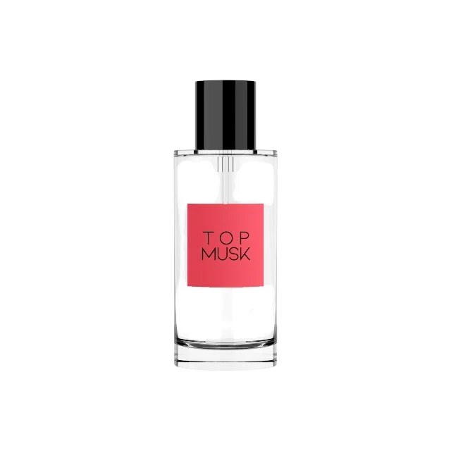 Parfum cu feromoni RUF Top Musk For Men, pentru bărbați, cu note de lămâie, pin și lemn de cedru, 50 ml