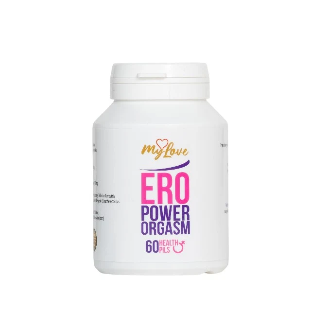 Capsule pentru femei MYLOVE Ero Power Orgasm, pentru orgasm intens și creșterea libidoului, cu ginkgo biloba și maca, 60 buc