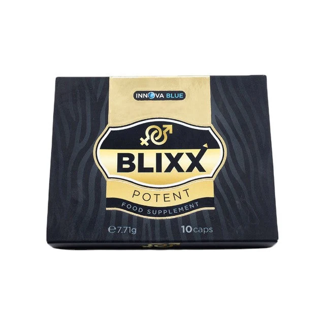 Capsule BLIXX Potent, unisex, pentru libido, potență și îmbunătățirea performanțelor sexuale, cu guarana și ginseng, 10 buc (PTS)