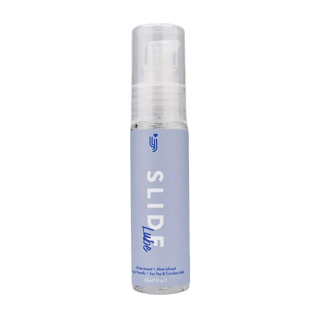 Lubrifiant pe bază de apă LOVING JOY Slide Lube, hidratant, vegan, compatibil cu jucării intime și prezervative, 30 ml