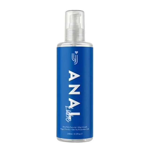 Lubrifiant anal pe bază de apă LOVING JOY Anal Lube, cu aloe vera, vegan, compatibil cu jucării intime și prezervative, 250 ml